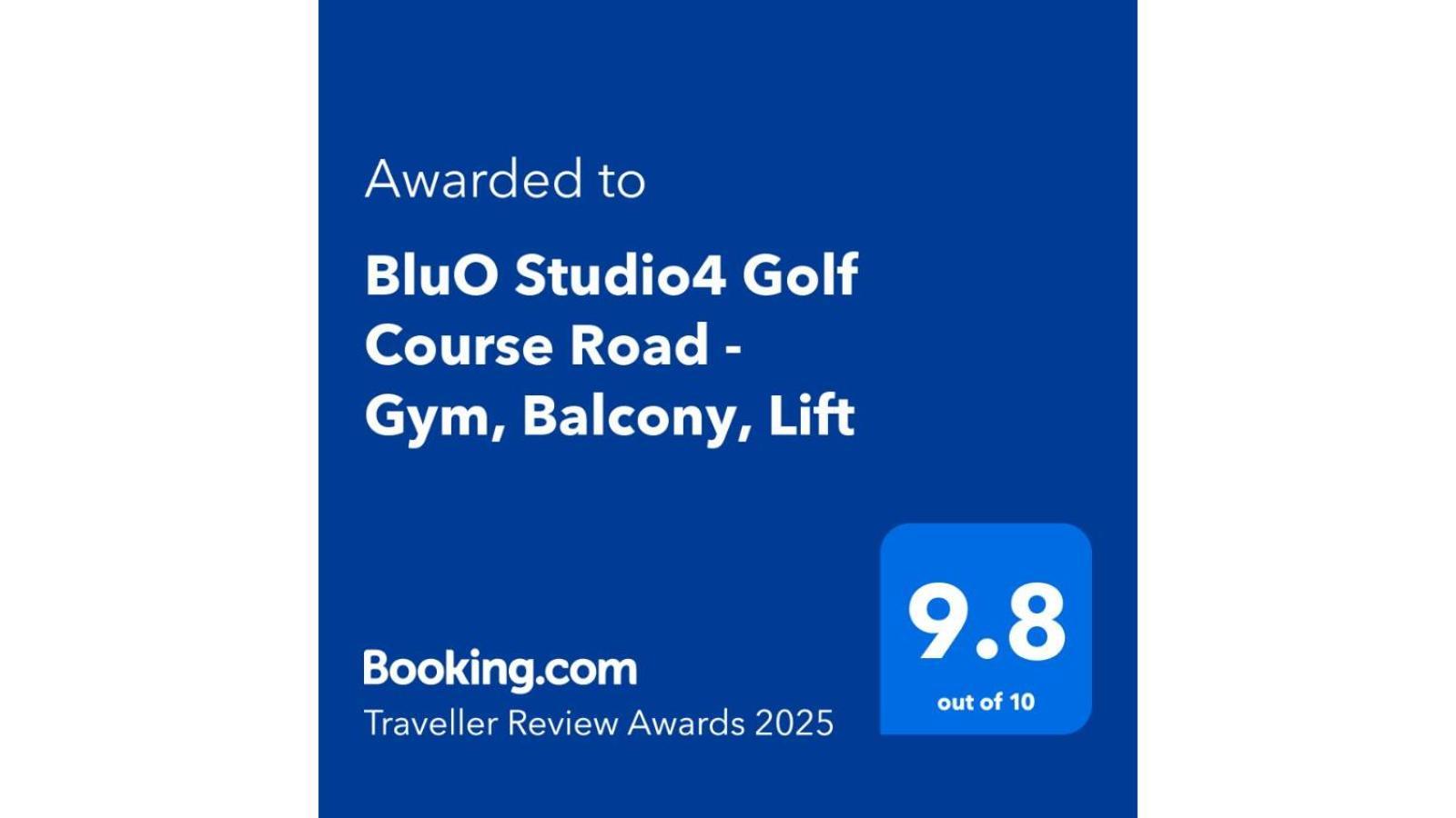 Bluo Studio4 Golf Course Road - Gym, Balcony, Lift Gurgaon Eksteriør billede